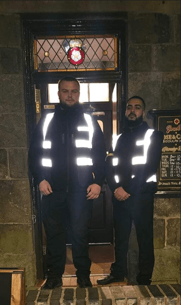 Sentinel security team on site